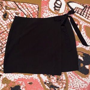 NBD little black wrap skirt